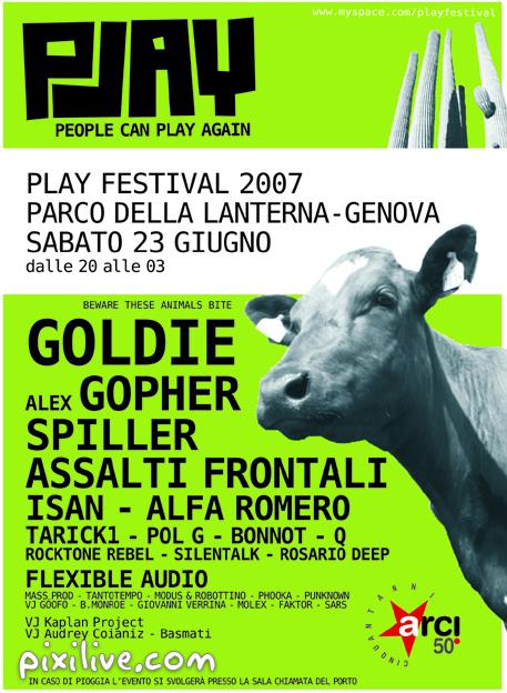 Play Festival 2007 - Genova - Goldie